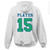 Custom Hockey Lace Hoodies - Back with name and number Custom Hockey Lace Hoodies - Back with name and number