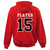 Custom Hockey Lace Hoodie with Player Name and Number