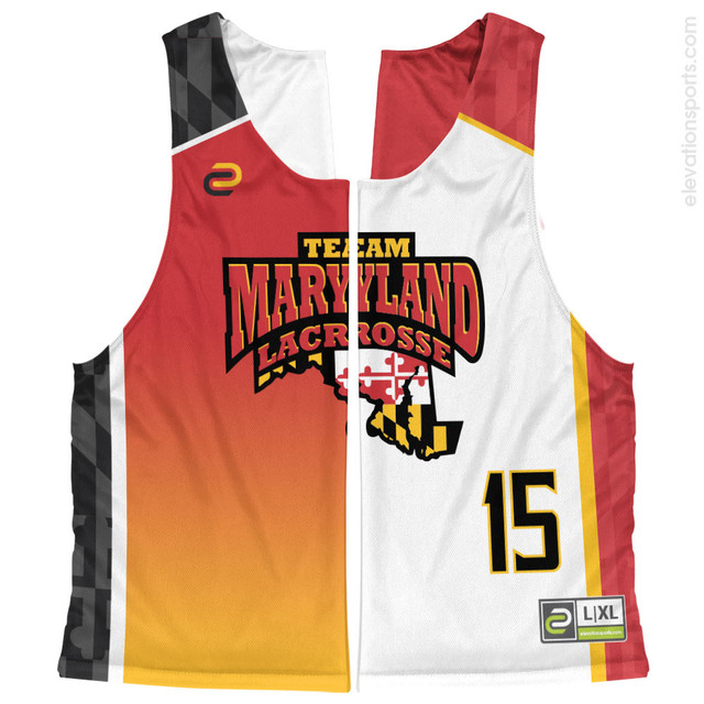 Custom Lacrosse Pinnies Design LR1056 Elevation Sports