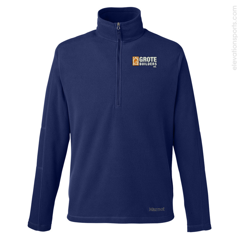 Custom Marmot Rocklin Fleece Half-Zip Pullovers