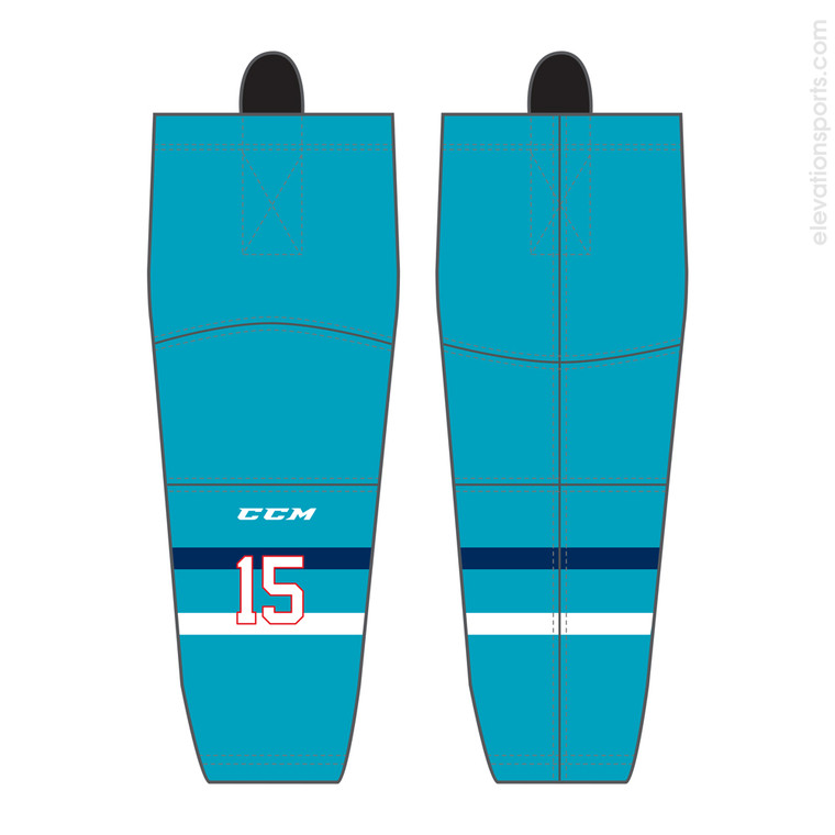 Custom CCM Hockey Socks - Toronto