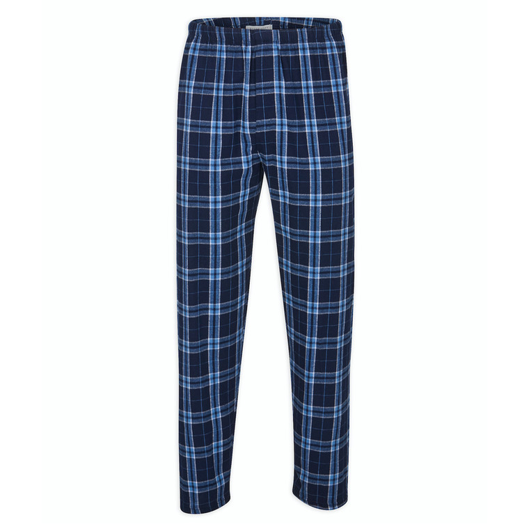 Custom Flannel Pants - Navy / Columbia Plaid