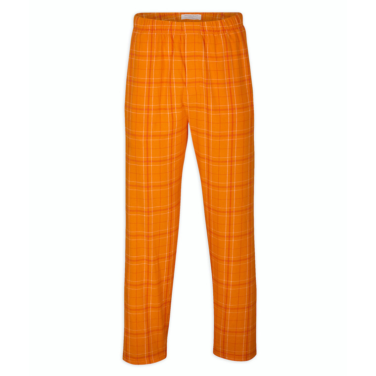 Custom Flannel Pants - Orange Field Day
