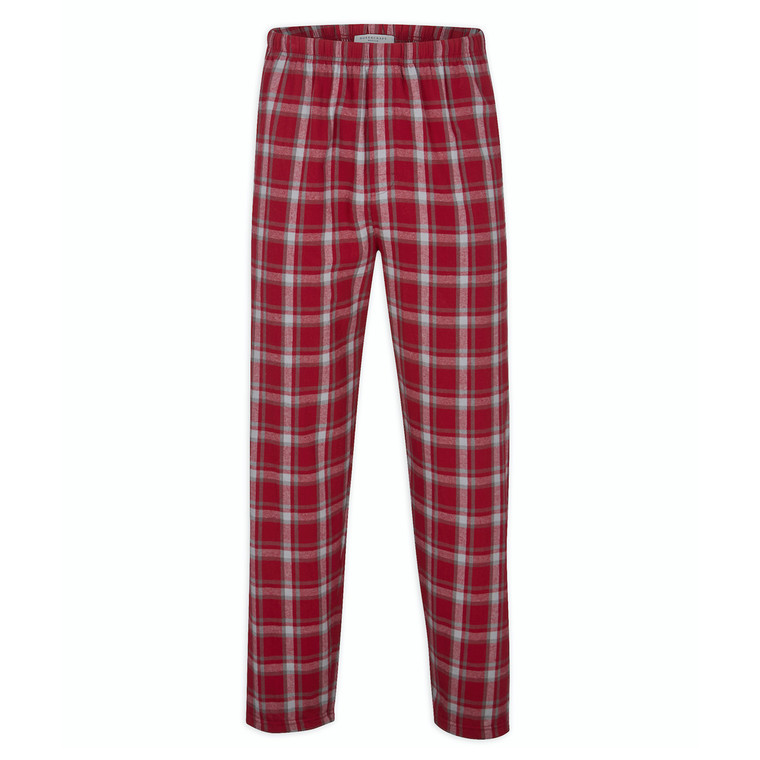 Custom Flannel Pants - Heritage Garnet Plaid