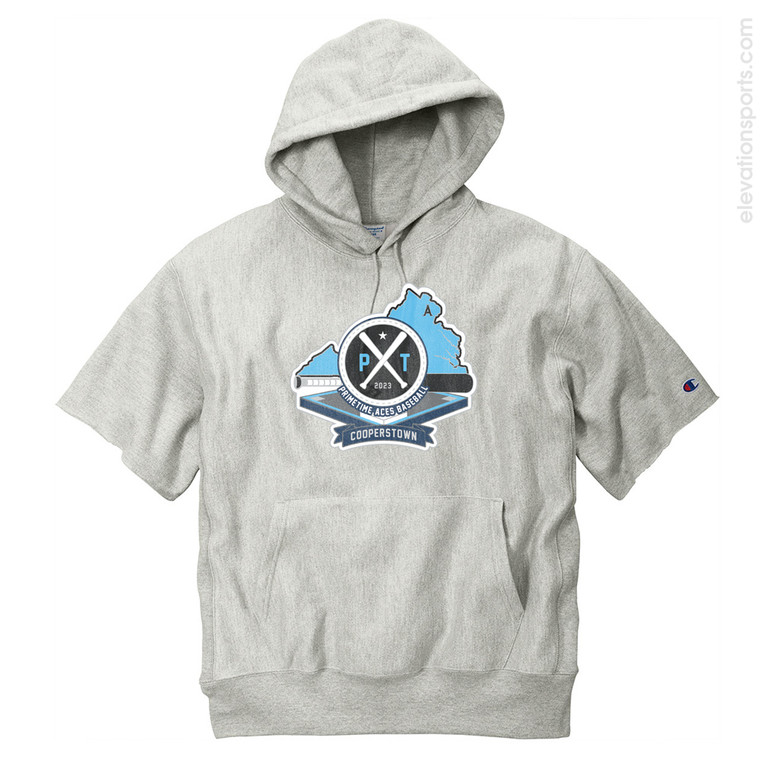 Champion Reverse Weave Custom Short Sleeve Hoodies