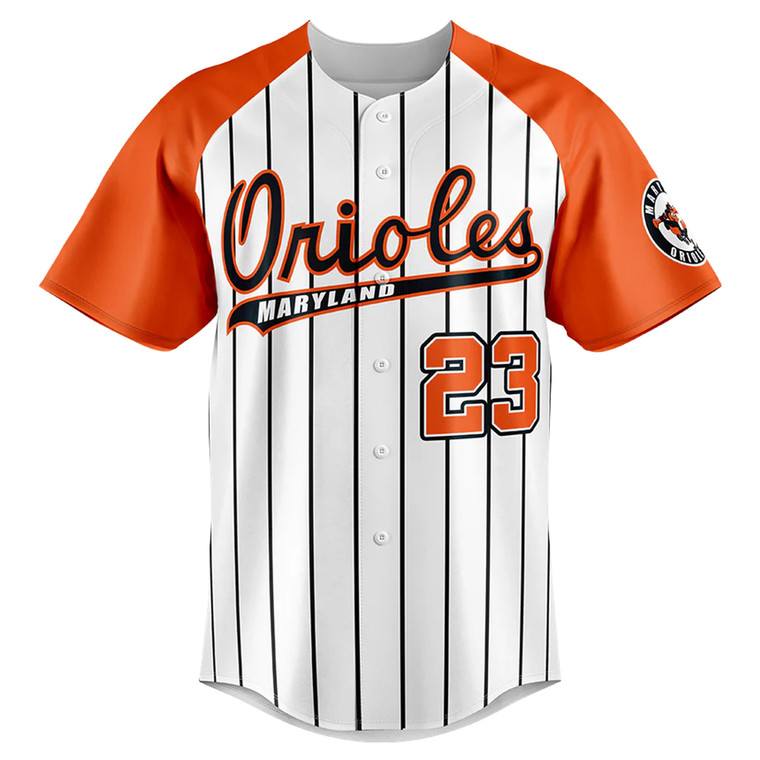 Custom Elevation ELITE Series Full-Button Baseball Jersey - Front