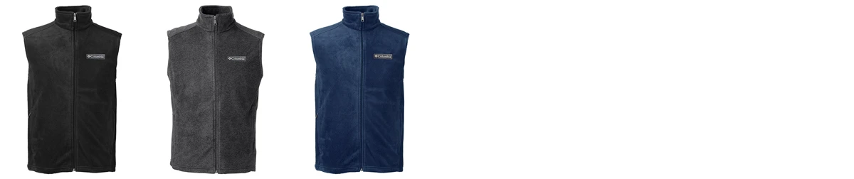 Custom Columbia Steens Mountain Fleece Vest Colors