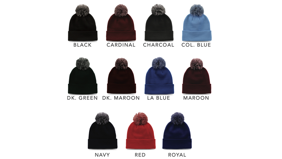 The Game Custom Winter Hats with Pom Ball