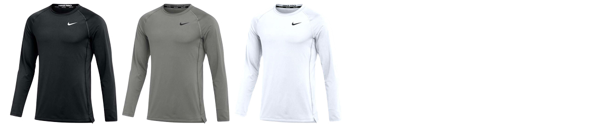 Nike Pro Slim Custom Long Sleeve Training Shirt Colors
