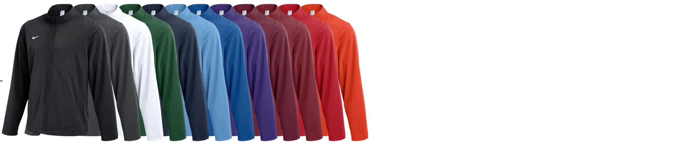 Nike Dry Woven Custom Warm-Up Jacket Colors