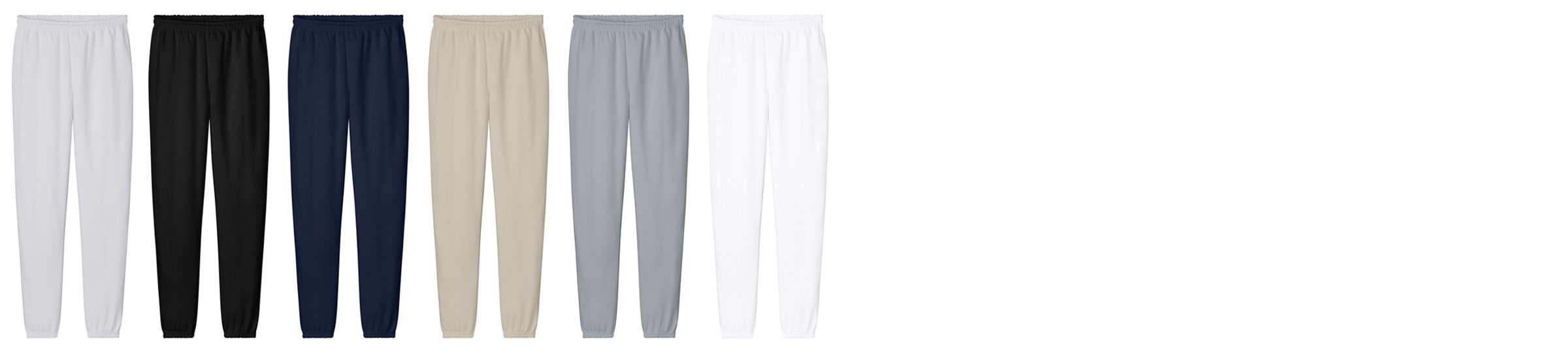 Gildan 8 oz. 50/50 Custom Elastic Bottom Sweatpants