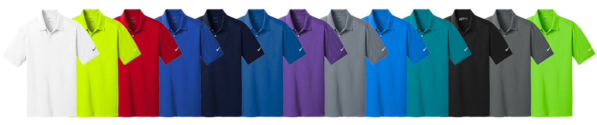 Custom Nike Vertical Mesh Polo Shirt Colors