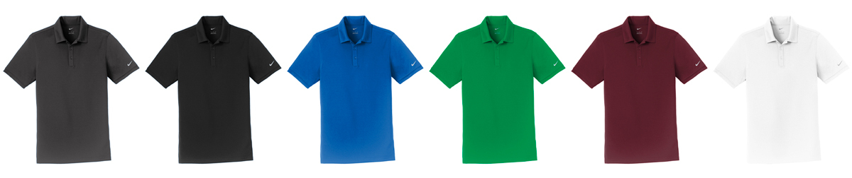 Nike Dri-FIT Modern Fit Players Custom Polo Shirt Colors