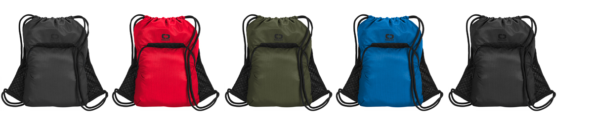 Custom OGIO Boundary Drawstring Cinch Bag Colors