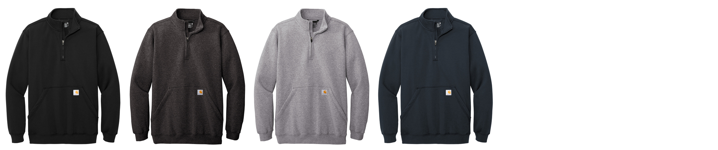 Carhartt Midweight 1/4-Zip Mock Neck Sweatshirt Colors