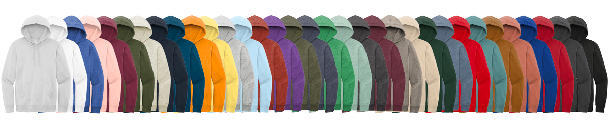District VIT Custom Hoodie Colors