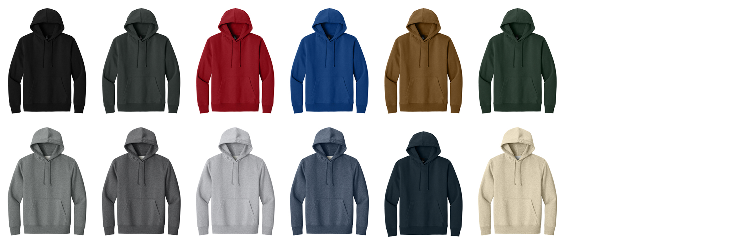 District VIT Custom Super Heavyweight Hoodie Colors