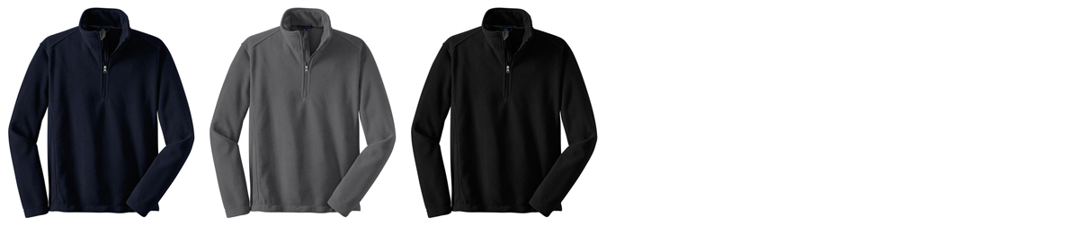 Custom Port Authority 1/4 Zip Value Fleece Jacket
