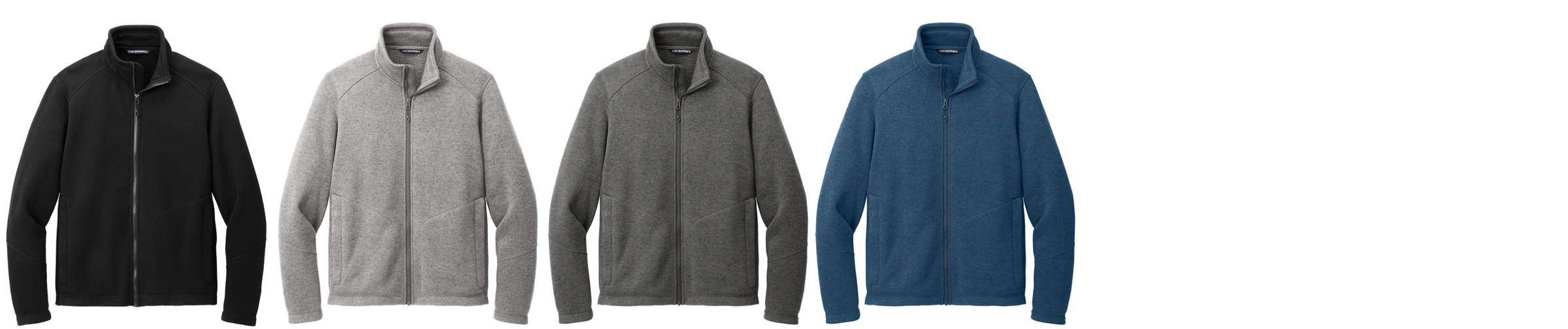 Custom Port Authority Arc Sweater Fleece Jacket Colors
