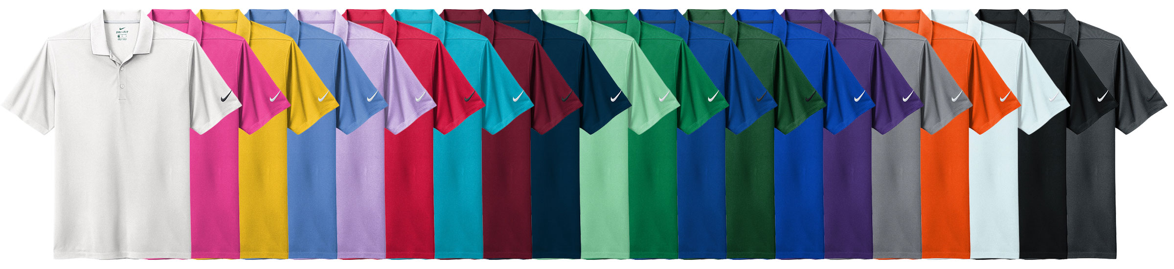 Nike Dri-FIT Micro Pique 2.0 Custom Polo Shirt Colors