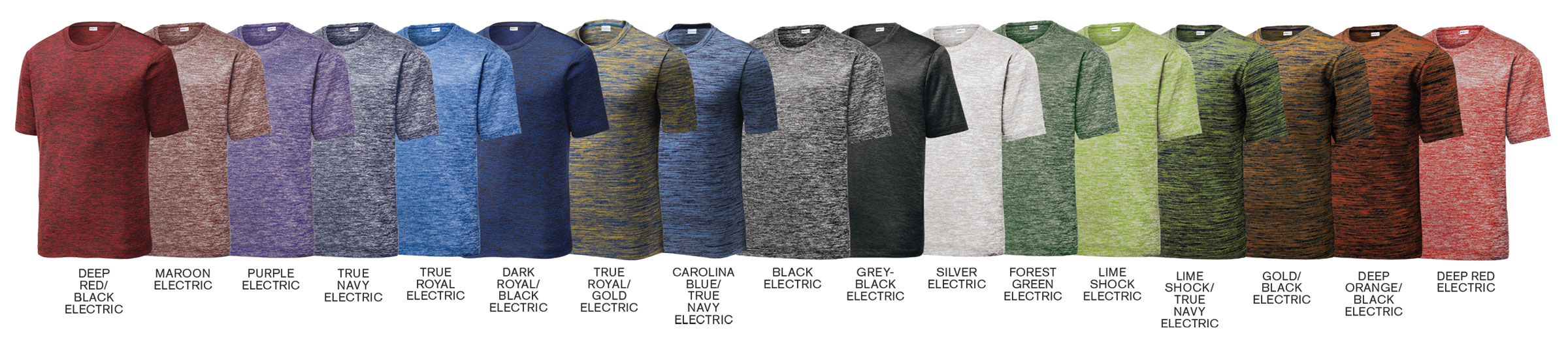 Elevation Custom Electric Heather Performance Shirts