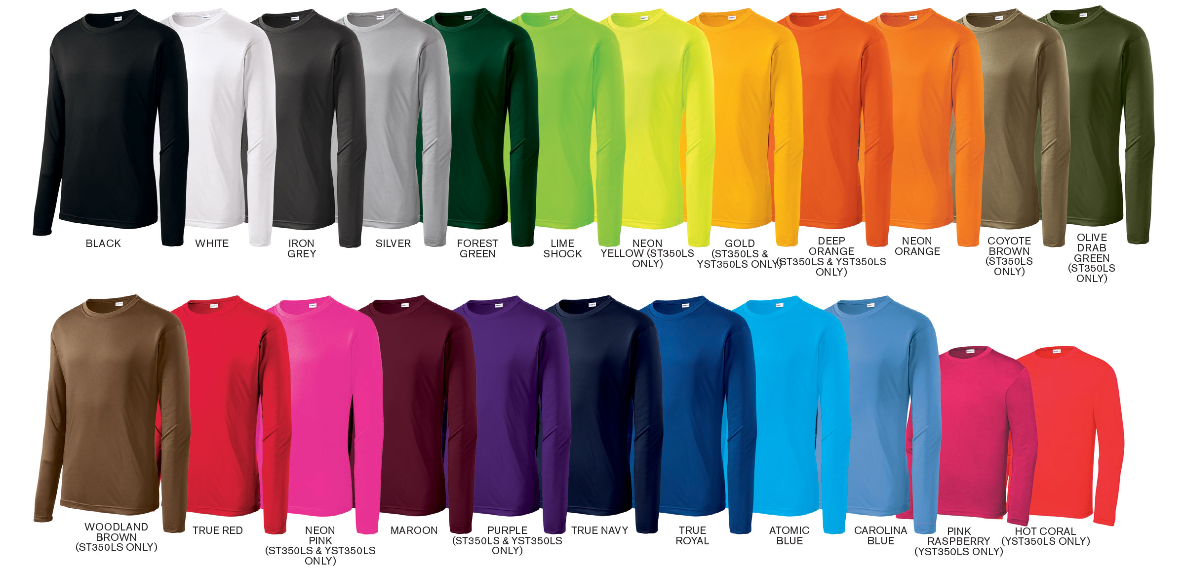 Elevation Long Sleeve Custom Performance Shirts