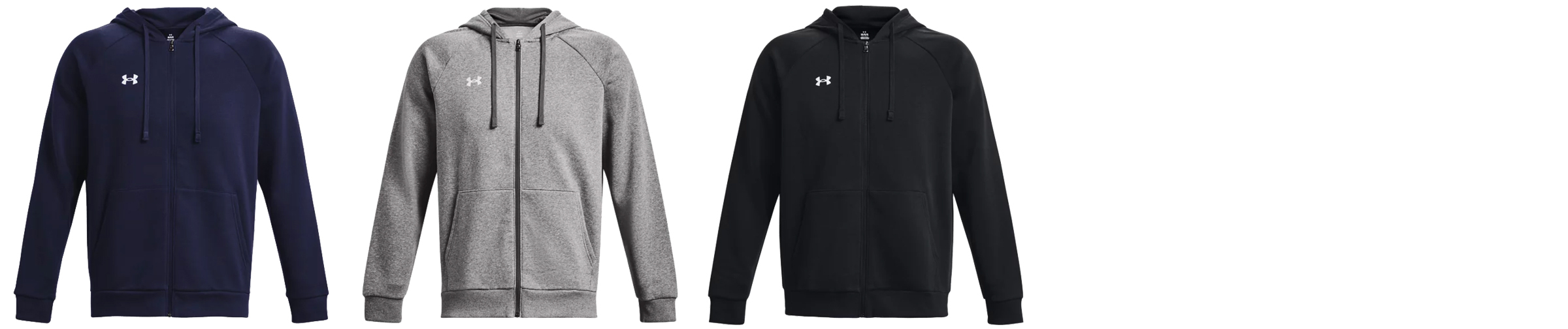 Custom Under Armour Full-Zip Hoodie Colors