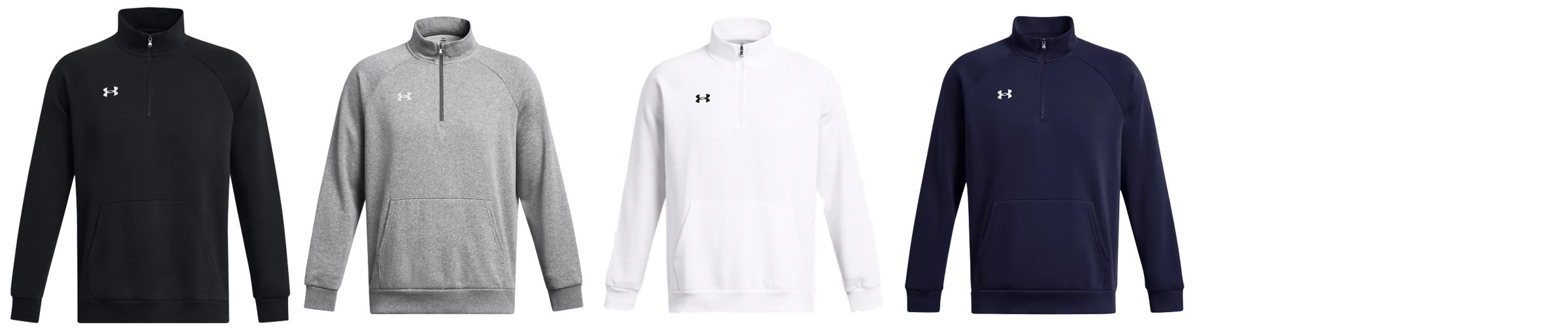 Custom Under Armour Rival Quarter Zip Fleece Sweatshirts