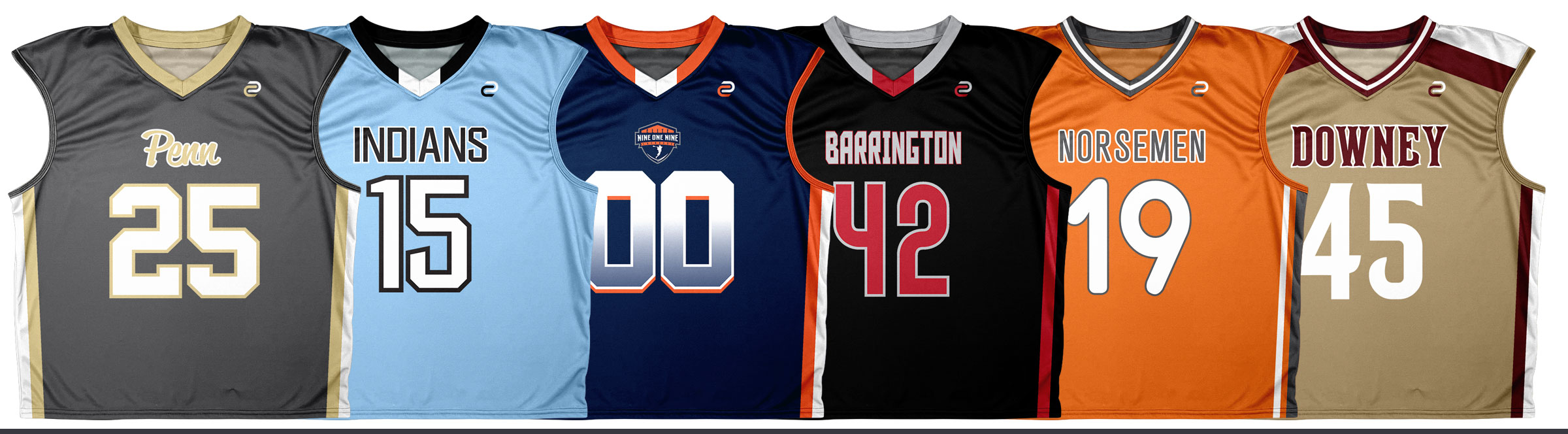 Custom Sleeveless Lacrosse Jerseys