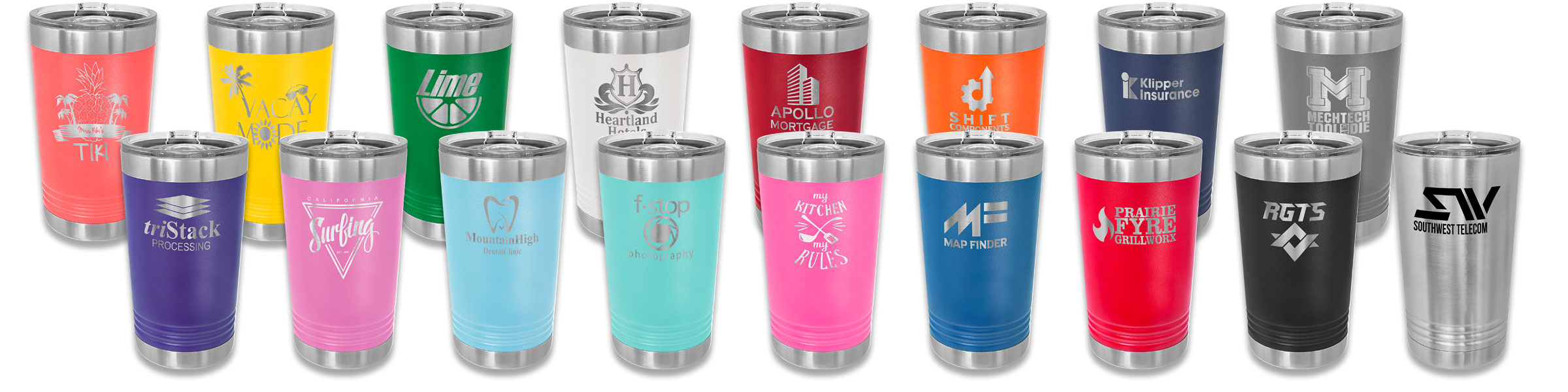 Custom Insulated Pint Glasses