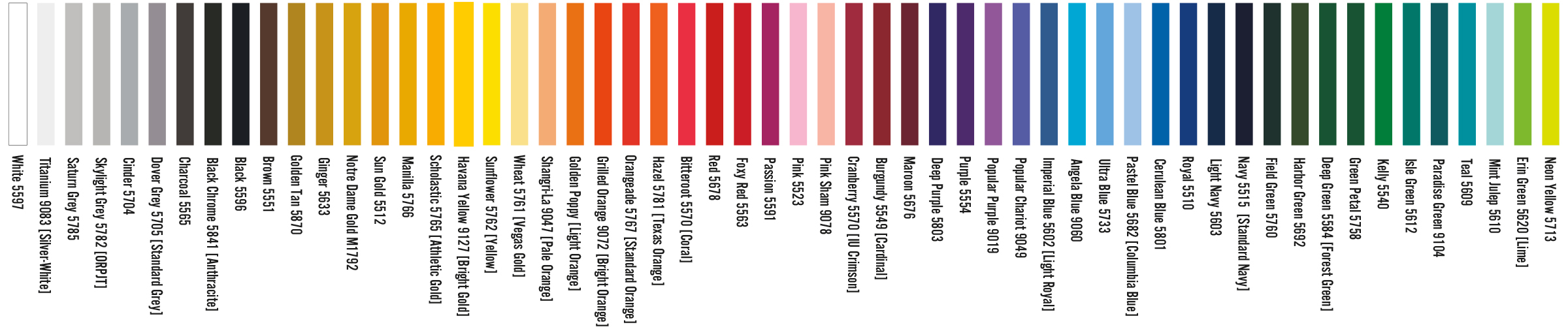 Patagonia Embroidery Thread Colors