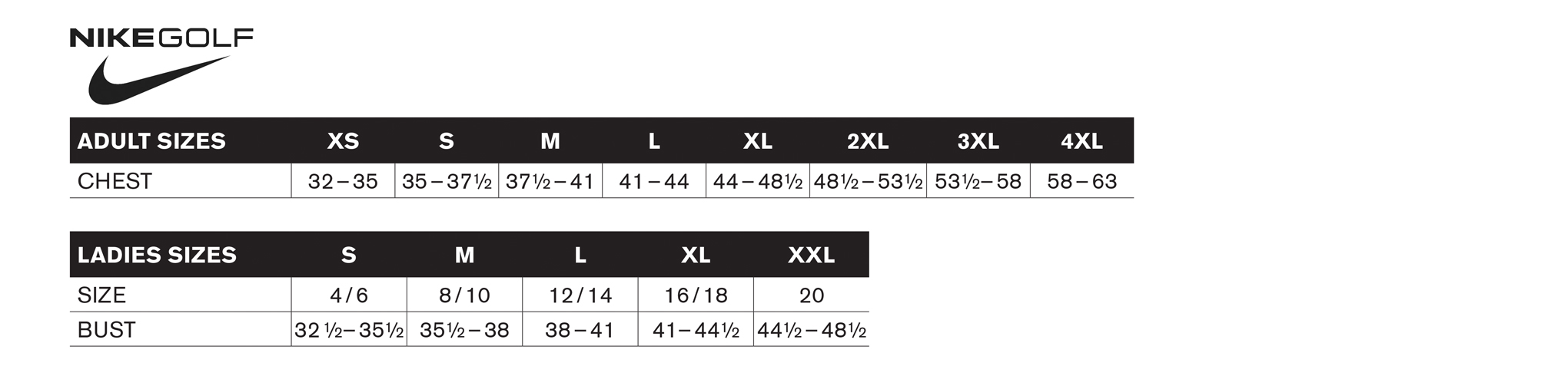 Size Charts | Elevation Sports