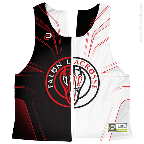 Custom Lacrosse Pinnies Design LR1043 Elevation Sports