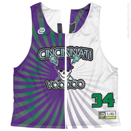 Custom Lacrosse Pinnies Design LR1053 Elevation Sports