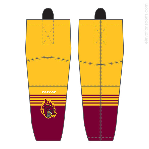 Custom CCM Hockey Socks HALF LINE Elevation Sports
