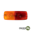 Tail Light Lens - Amber/Red - Fits 45 Series RH/LH (LENSR45AR