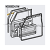 Front Window Right Hand Side w/ Vent Outer Weatherstrip - OEM Toyota - Fits 1981-1984 4x Series  (WS908034XVW) Front Window Right Hand Side w/ Vent Outer Weatherstrip - OEM Toyota - Fits 1981-1984 4x Series  (WS908034XVW)