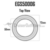 Timing Cover Seal - Fits 2H/12HT Diesel Applications (PLEASE PROVIDE VIN TO CONFIRM FITMENT) (EGS50006)