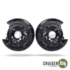 80 Series Rear Disc Brake Full Float Backing Plates (LH & RH PAIR) - Fits 08/1992-12/1997 FZJ8x Land Cruiser Applications (BR60041RPAIR)