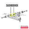 Front Lower Control Arm Nut - Fits Front & Rear UZJ100/LX470 Land Cruiser Applications (SUS1800110X)