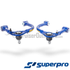SuperPro Fixed Offset Upper Control Arms- LH & RH Pair - 2.5-3.5° Caster/1.5° Camber - Fits 2002-2023 GX/FJ Cruiser/4Runner Applications (SUSTRC6480) 