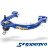 SuperPro Fixed Offset Upper Control Arms- LH & RH Pair - 2.5-3.5° Caster/1.5° Camber - Fits 2002-2023 GX/FJ Cruiser/4Runner Applications (SUSTRC6480) 