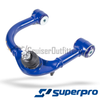 SuperPro Fixed Offset Upper Control Arms- LH & RH Pair - 2.5-3.5° Caster/1.5° Camber - Fits 2002-2023 GX/FJ Cruiser/4Runner Applications (SUSTRC6480) 