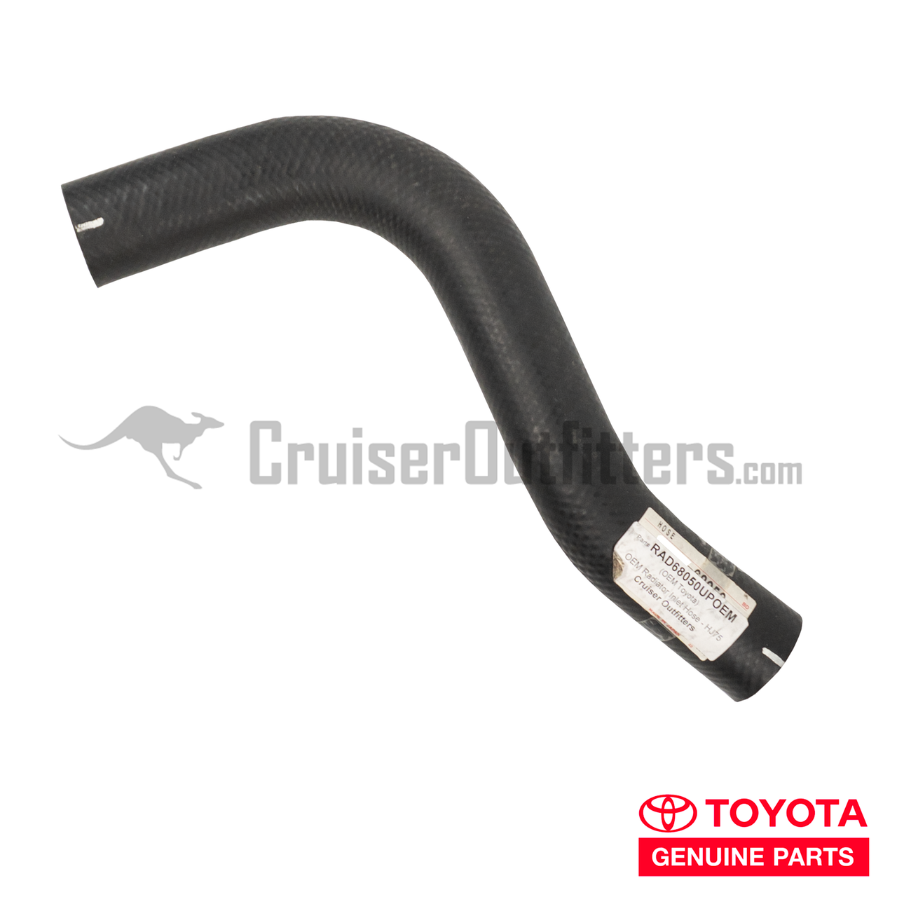 Upper Radiator Hose - Fits 11/1984 - 12/1989 HJ75 Applications (RAD68050UPOEM)