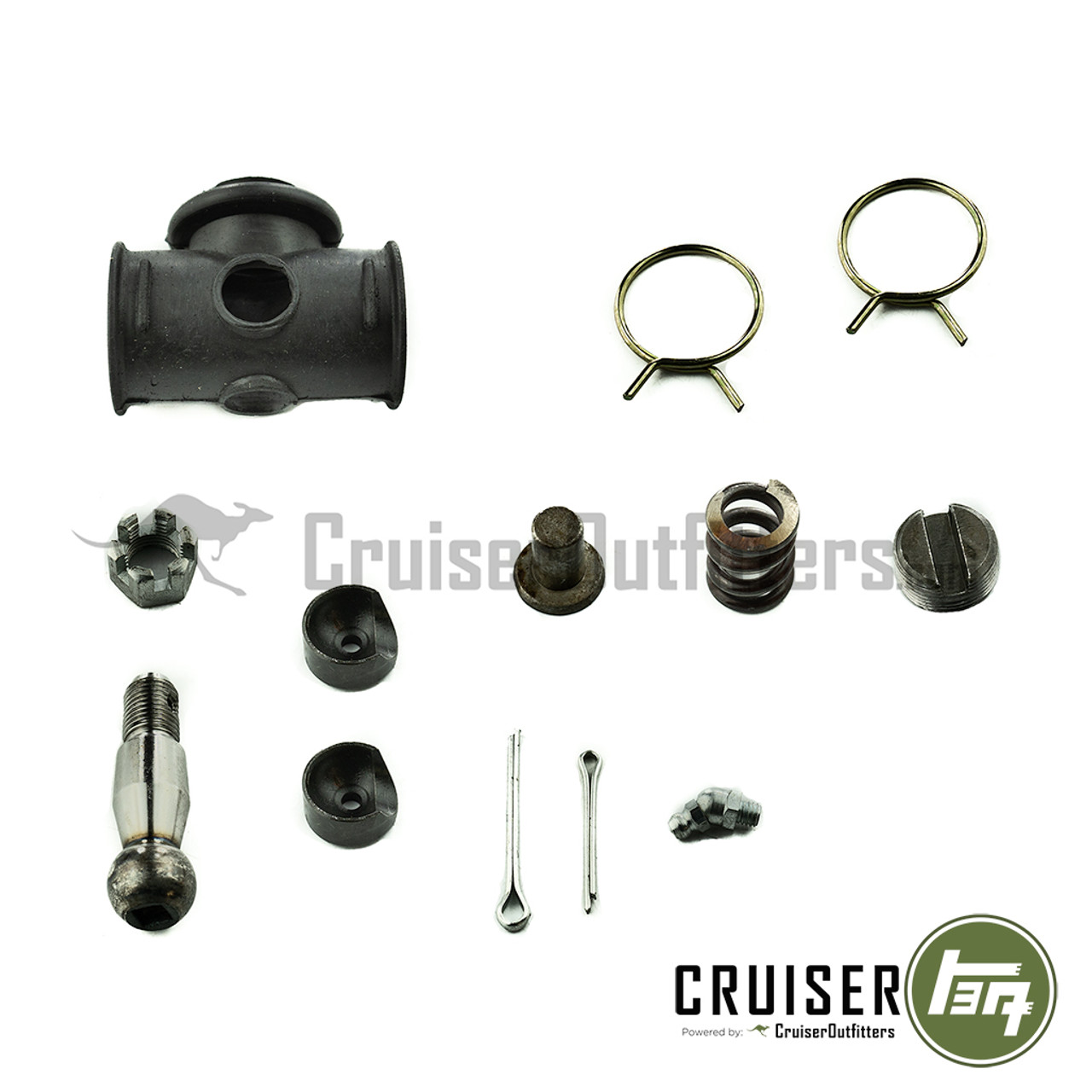 Drag Link Repair Kit - Fits 1980 - 90 6x/7x Series drag link ends, lower  end requires minor trimming of rubber boot (ST60012KAFT)