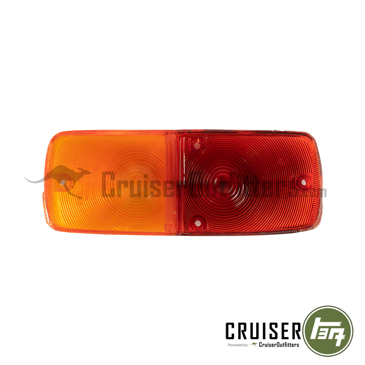 Tail Light Lens - Amber/Red - Fits 45 Series RH/LH (LENSR45AR