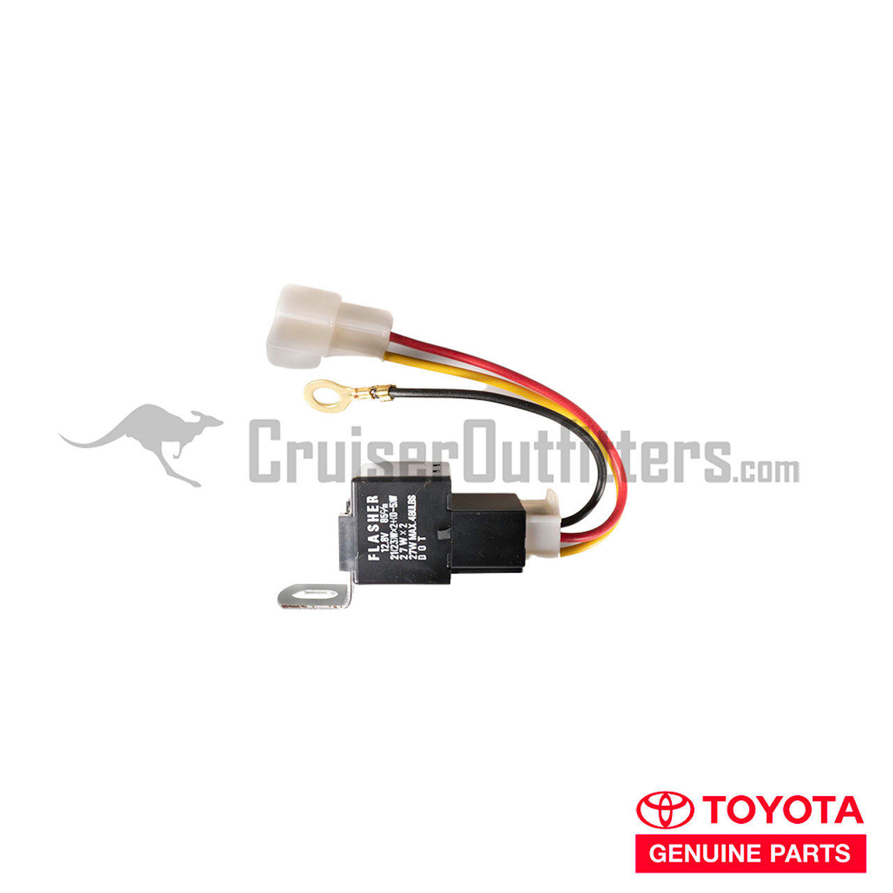 12V Flasher Assembly - OEM Toyota - Fits 7/1970 - 9/1983 4x/5x Series (ELEC12H04) (ELEC12H04)