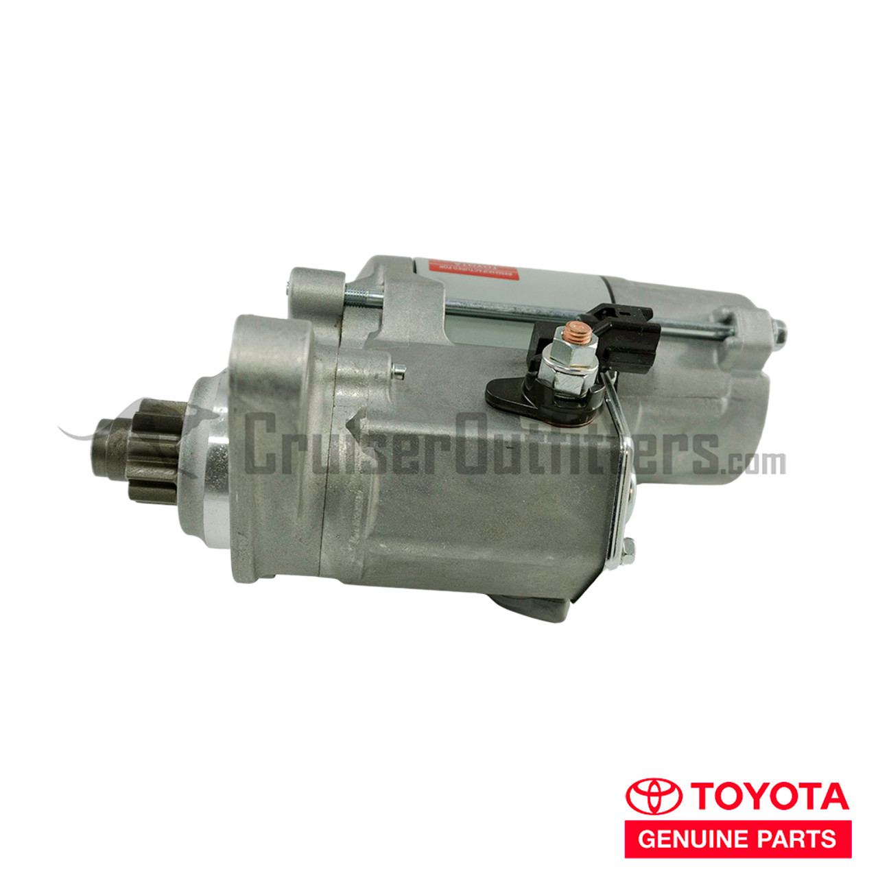 12V Starter Motor - Remanufactured OEM Toyota - Fits 1993