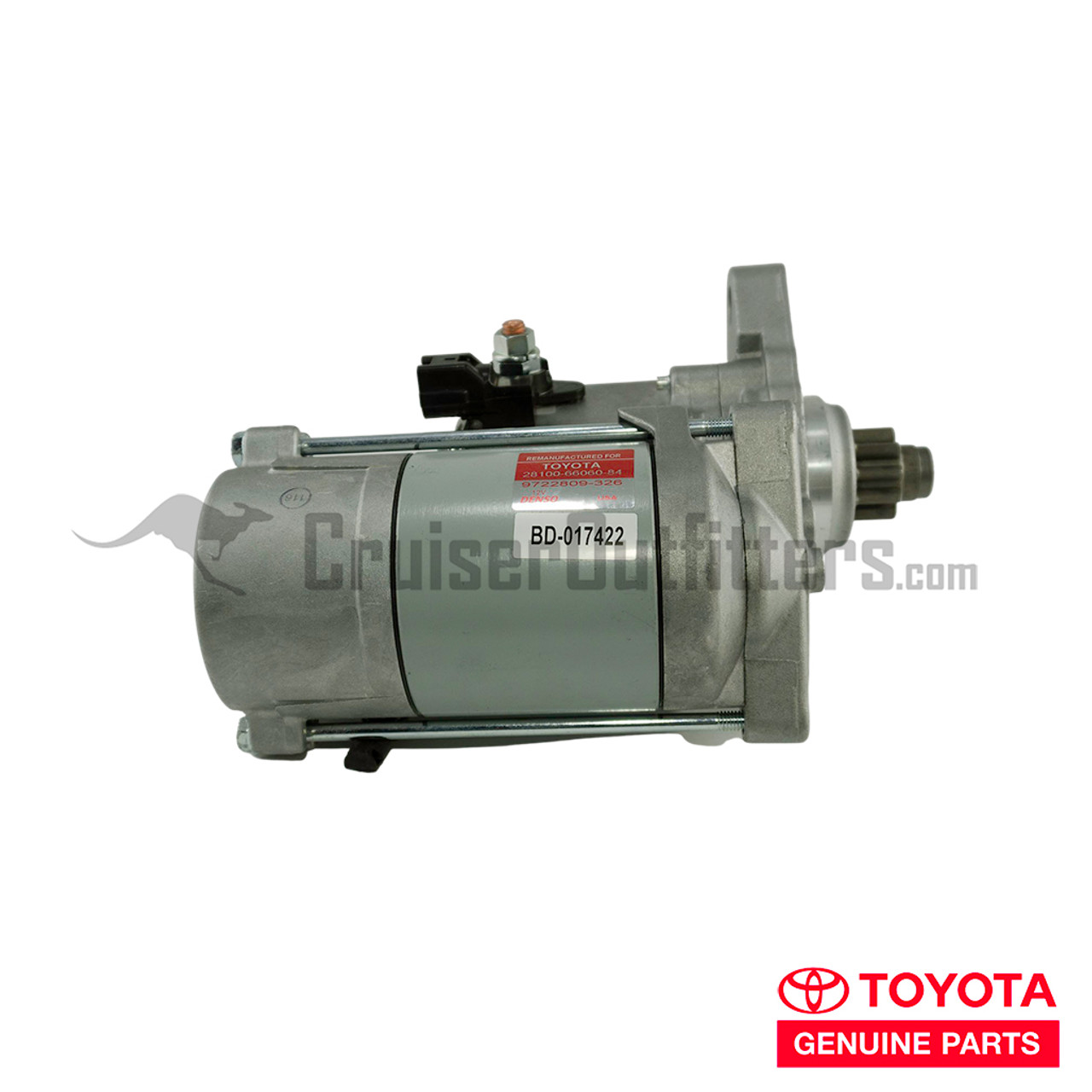 12V Starter Motor - Remanufactured OEM Toyota - Fits 1993 - 1997 FZJ80/LX450 (ELEC66060OEM)