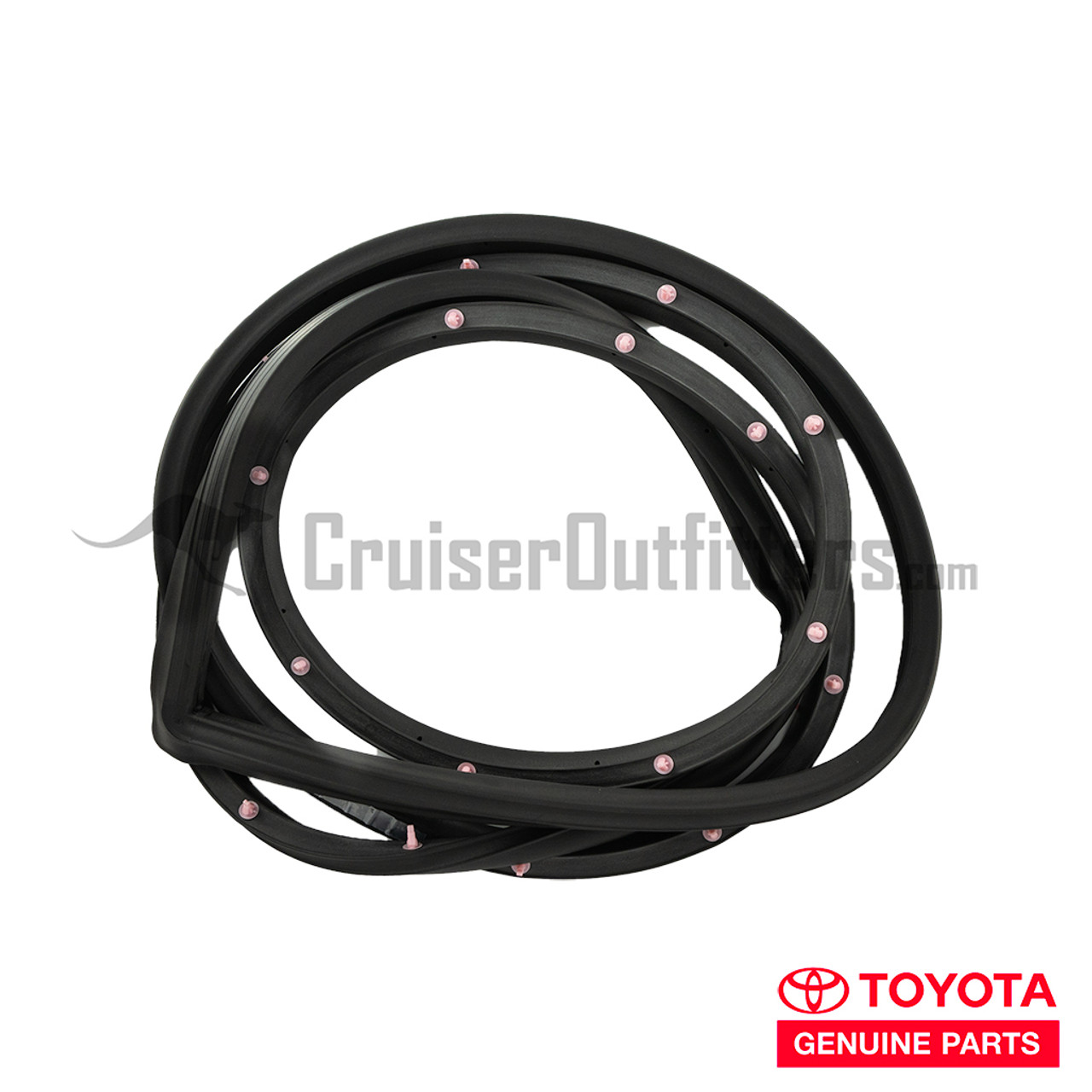 Fixed Cab Front Door Left Hand Weatherstrip - OEM Toyota - Fits 7x Series - (Check Vin) (WS60050L)